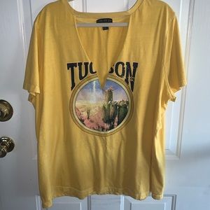 Forever 21 Plus Cutout Tee